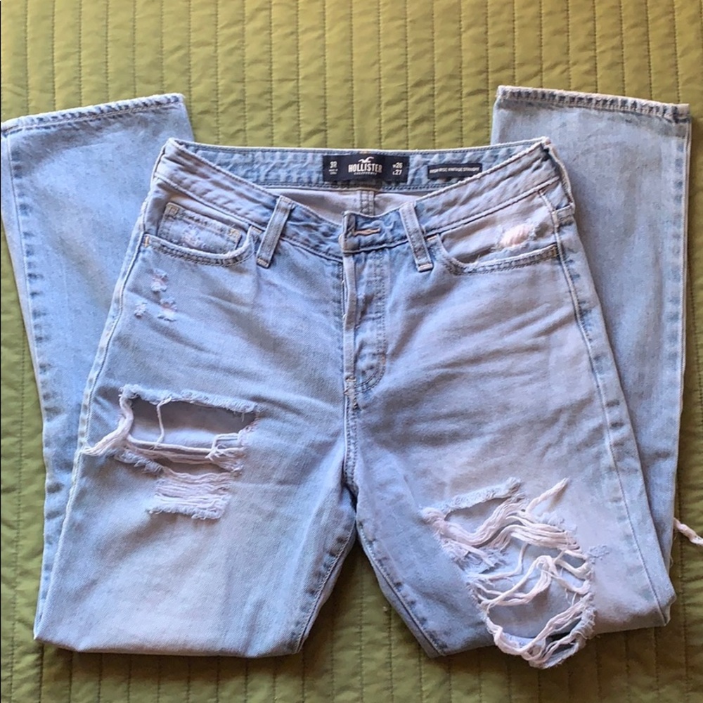 Hollister Rise Vintage Straight Jeans